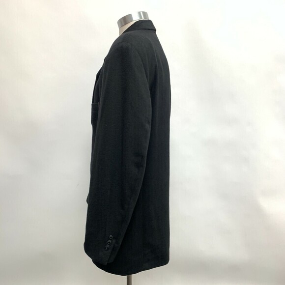 Andrew Fezza New York Men's Blazer Jacket 46R Black 100% Cashmere - Picture 3 of 10